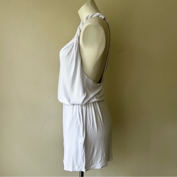 BECCA BY REBECCA VIRTUE Mykonos Twisted Romper, White M NWOT - Picture 8 of 11